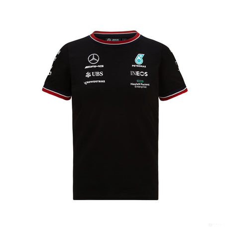 2021, Schwarz, Mercedes Kinder Team T-Shirt - FansBRANDS®