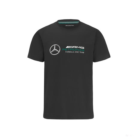 2022, Schwarz, Large Logo, Mercedes Kinder T-shirt - FansBRANDS®