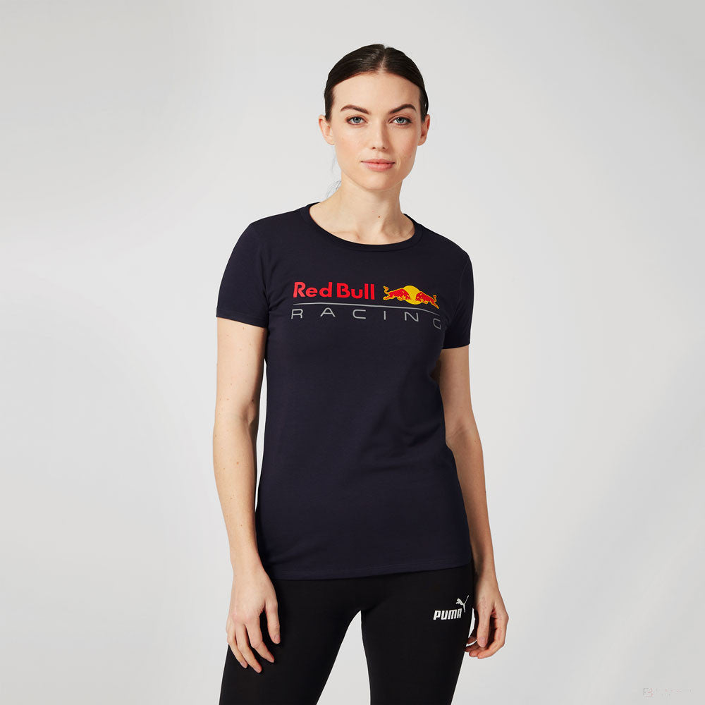 Red Bull Large Logo Womens T-Shirt, Blau, 2021
