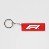 Formula 1 Keyring, F1 Logo, Red, 2022