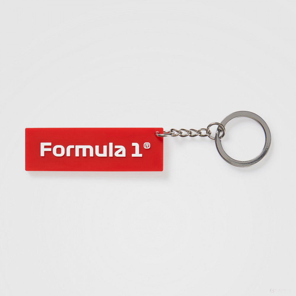 Formula 1 Keyring, F1 Logo, Red, 2022