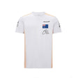 2021, Weiß, McLaren Daniel Ricciardo T-Shirt - FansBRANDS®