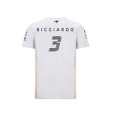 2021, Weiß, McLaren Daniel Ricciardo T-Shirt