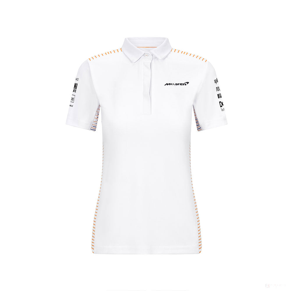 2021, Weiß, McLaren Damen Polo Hemd - Team