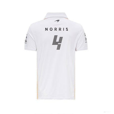 2021, Weiß, McLaren Lando Norris Polo Hemd - FansBRANDS®