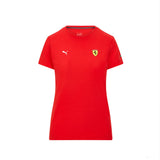 Ferrari Small Shield Womens T-Shirt, Rot, 2021 - FansBRANDS®