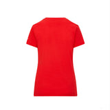 Ferrari Small Shield Womens T-Shirt, Rot, 2021 - FansBRANDS®