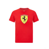 Ferrari Large Shield Kinder T-Shirt, Rot, 2021 - FansBRANDS®
