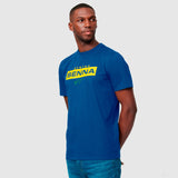 Ayrton Senna Logo T-Shirt, Blau - FansBRANDS®