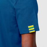 Ayrton Senna Logo T-Shirt, Blau - FansBRANDS®