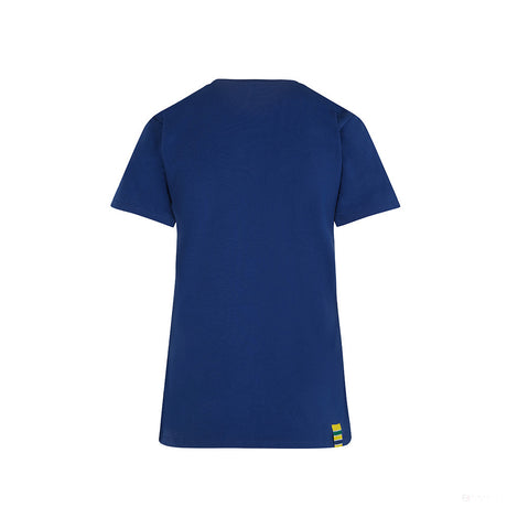 Ayrton Senna Logo Damen T-Shirt, Blau - FansBRANDS®