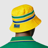 Ayrton Senna Reversible Stripe Eimerhut - FansBRANDS®