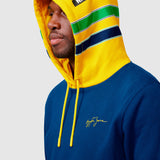 Ayrton Senna Stripe Pullover, Blau - FansBRANDS®