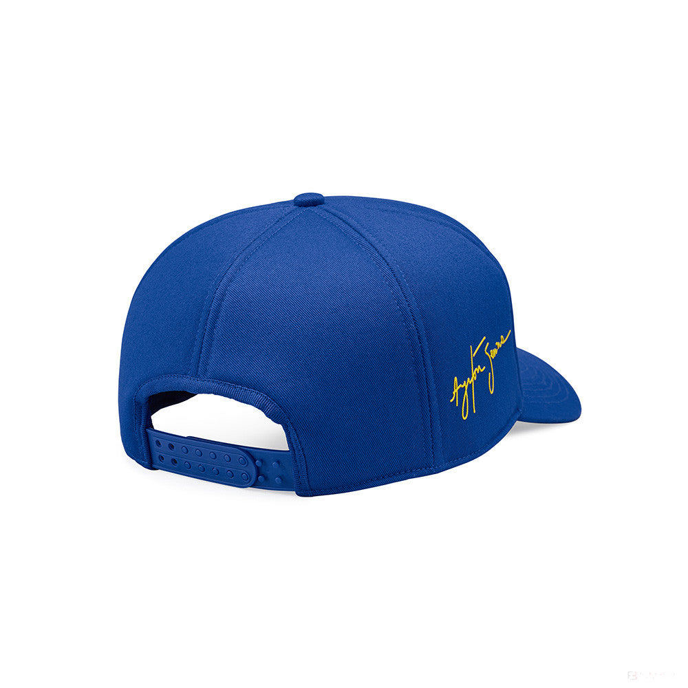 Ayrton Senna Original Nacional Flatbrim kappe, Bleu - FansBRANDS®