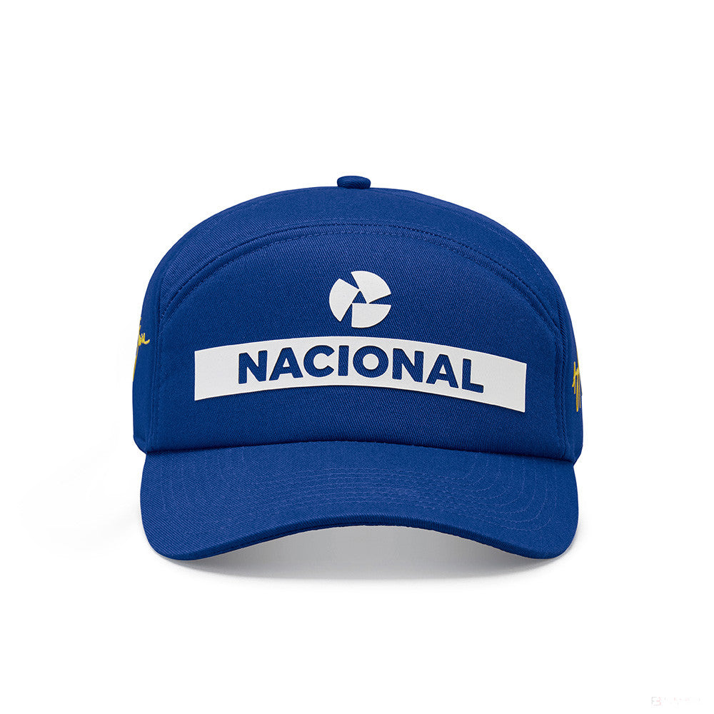 Ayrton Senna Original Nacional Flatbrim kappe, Bleu - FansBRANDS®