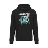 2022, Schwarz, LEWIS #44, Mercedes Lewis Hamilton Sweater