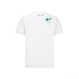 2022, Weiß, LEWIS #44, Mercedes Lewis Hamilton T-shirt