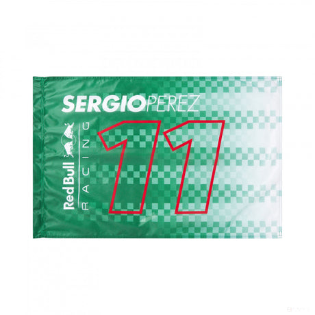 Red Bull Sergio Perez Flagge, 90x60 cm, Grün, 2021 - FansBRANDS®