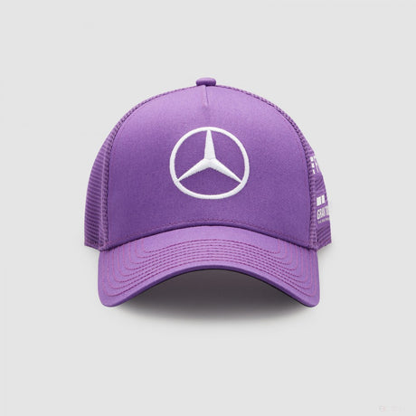 2022, Violett, Lewis Hamilton Trucker, Mercedes Baseball Kappe - FansBRANDS®