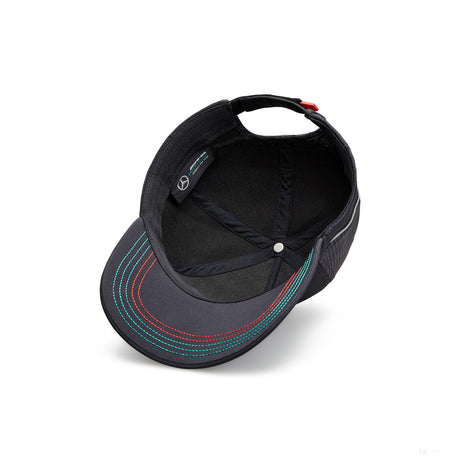 2022, Schwarz, Mercedes Team Baseball Kappe - FansBRANDS®
