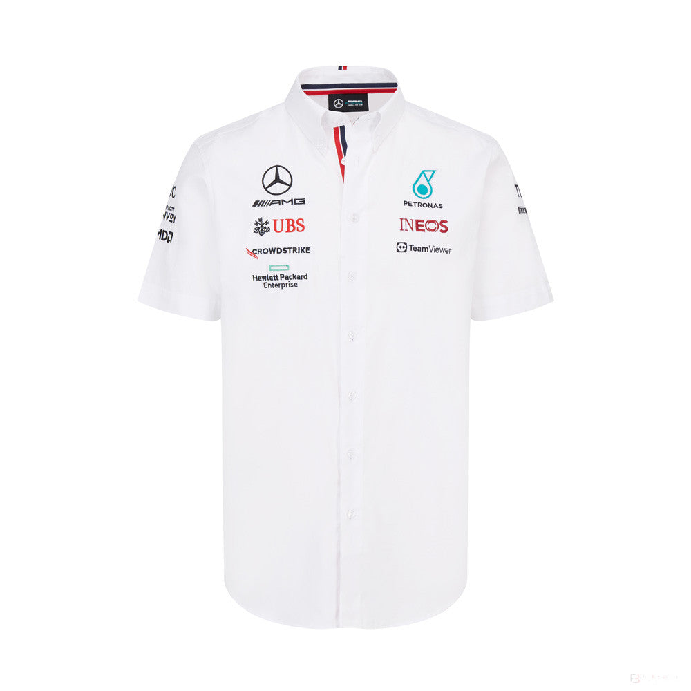 2022, Weiß, Mercedes Team Hemd