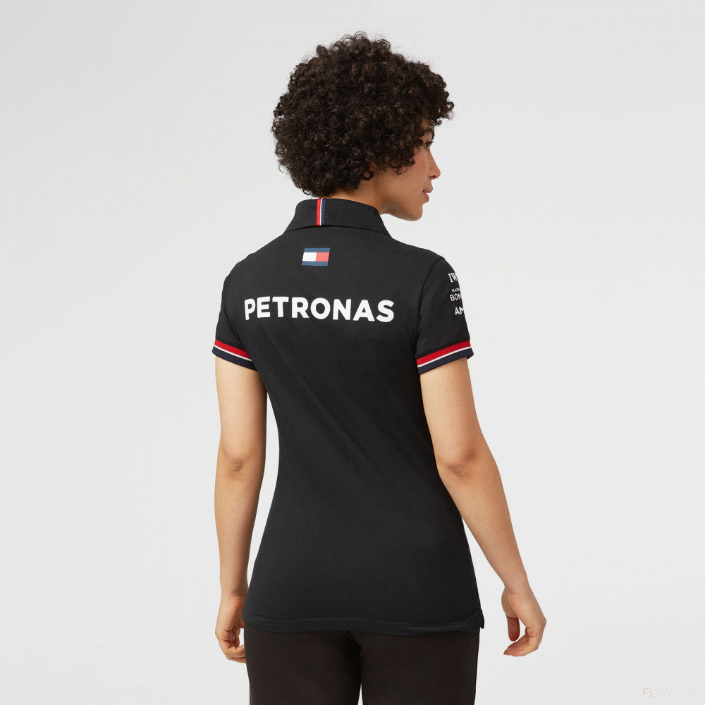 2022, Schwarz, Mercedes Team Damen Polo - FansBRANDS®