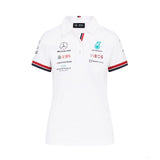 2022, Weiß, Mercedes Team Damen Polo - FansBRANDS®