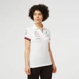 2022, Weiß, Mercedes Team Damen Polo - FansBRANDS®