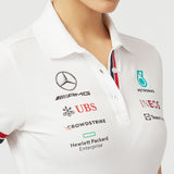 2022, Weiß, Mercedes Team Damen Polo - FansBRANDS®