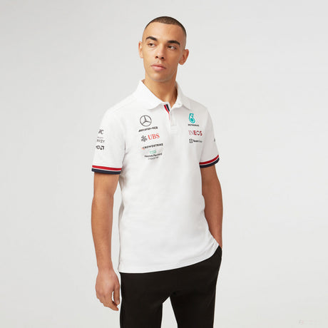 2022, Schwarz, Mercedes Team Polo - FansBRANDS®