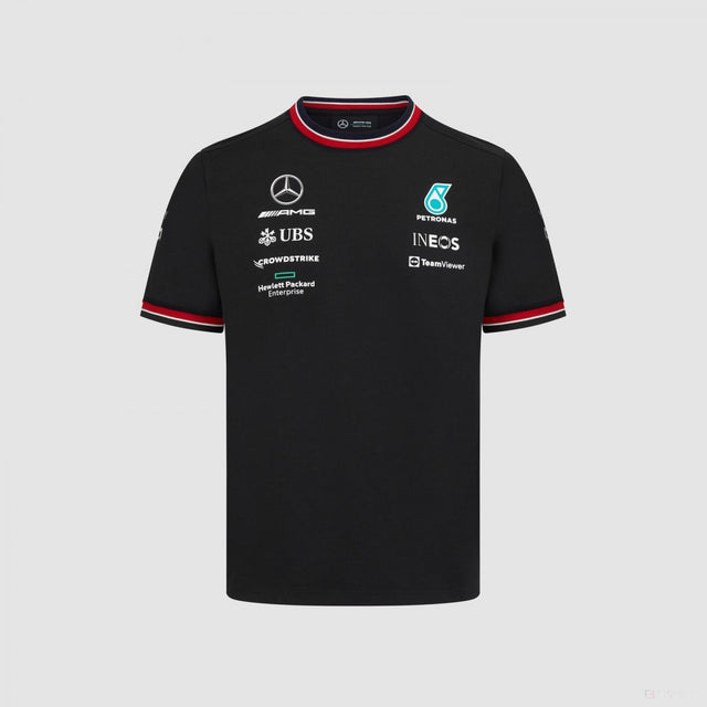 2022, Schwarz, Mercedes Team Kinder T-shirt - FansBRANDS®
