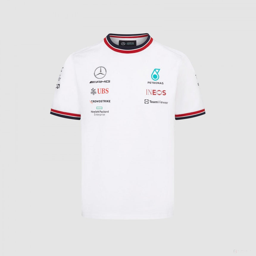 2022, Weiß, Mercedes Team Kinder T-shirt - FansBRANDS®