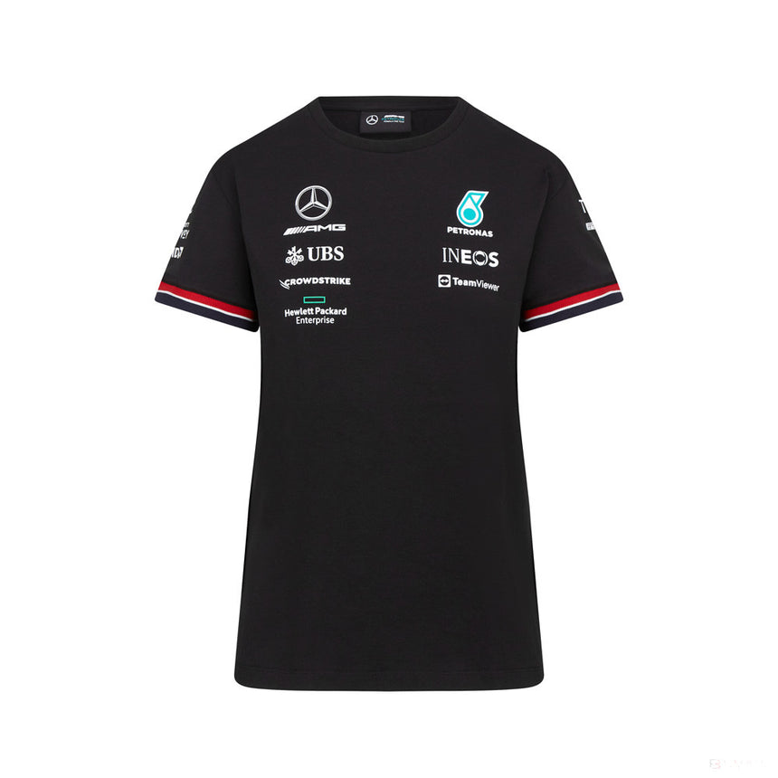 2022, Schwarz, Mercedes Team Damen T-shirt - FansBRANDS®