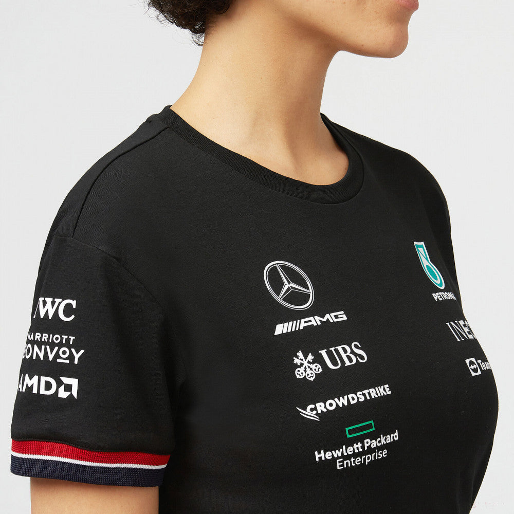 2022, Schwarz, Mercedes Team Damen T-shirt - FansBRANDS®