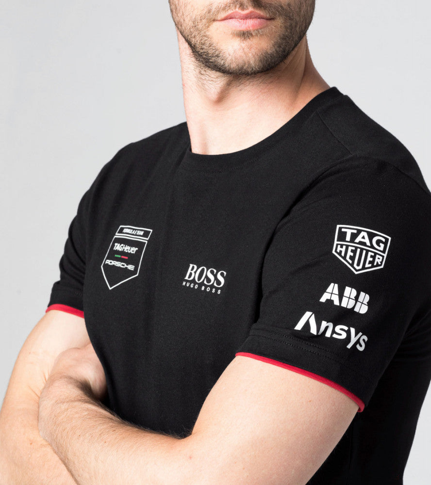 2022, Schwarz, Formula E, Porsche T-shirt - FansBRANDS®