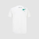 2022, Weiß, GEORGE #63, Mercedes George Russell T-shirt