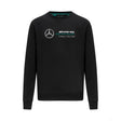 Mercedes Herren Crew Sweatshirt, Schwarz - FansBRANDS®