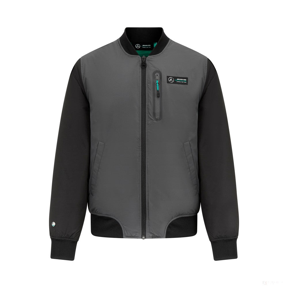 Mercedes Bomberjacke, Grau, Schwarz - FansBRANDS®