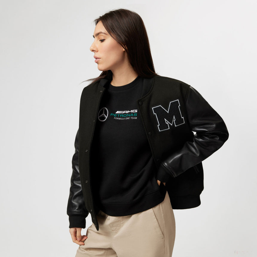 Mercedes Varsity Jacke, Schwarz - FansBRANDS®
