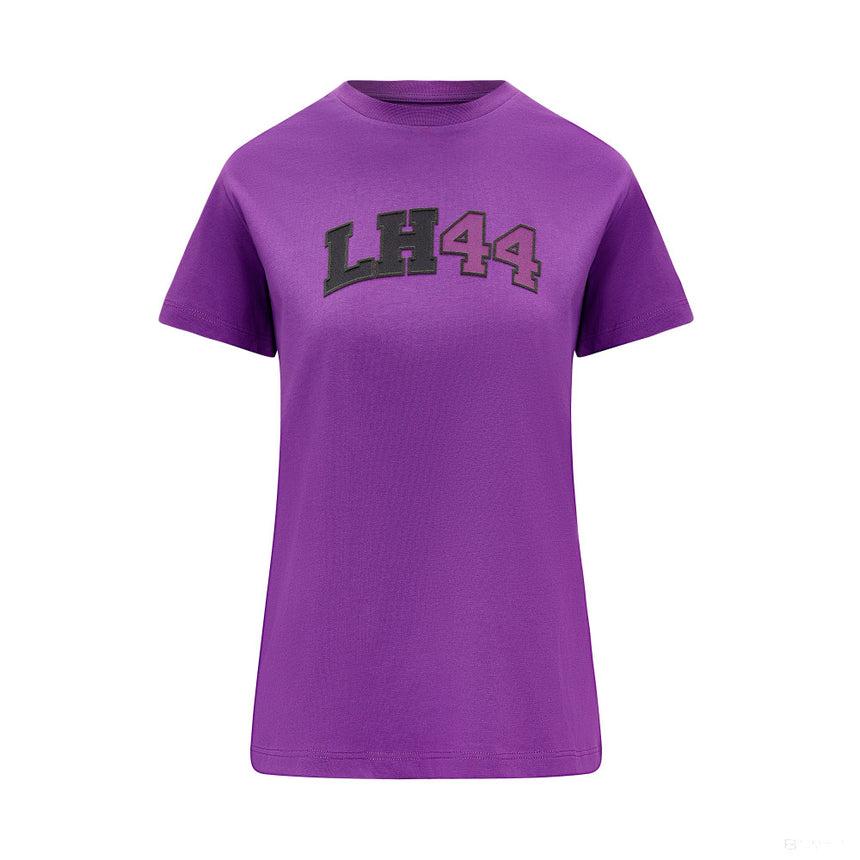 Mercedes Womens Lewis Hamilton Logo Tee, lila - FansBRANDS®