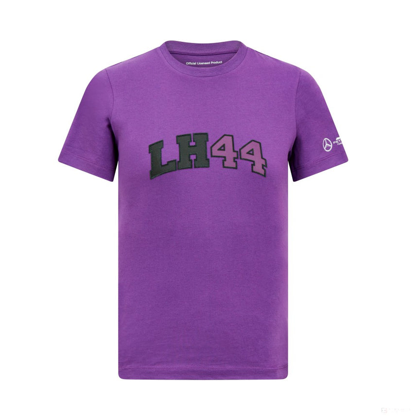 Mercedes Kinder Lewis Hamilton Logo Tee, lila - FansBRANDS®
