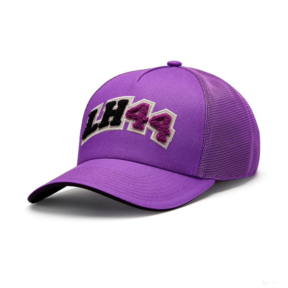 Mercedes Lewis Hamilton Trucker Kappe, lila - FansBRANDS®