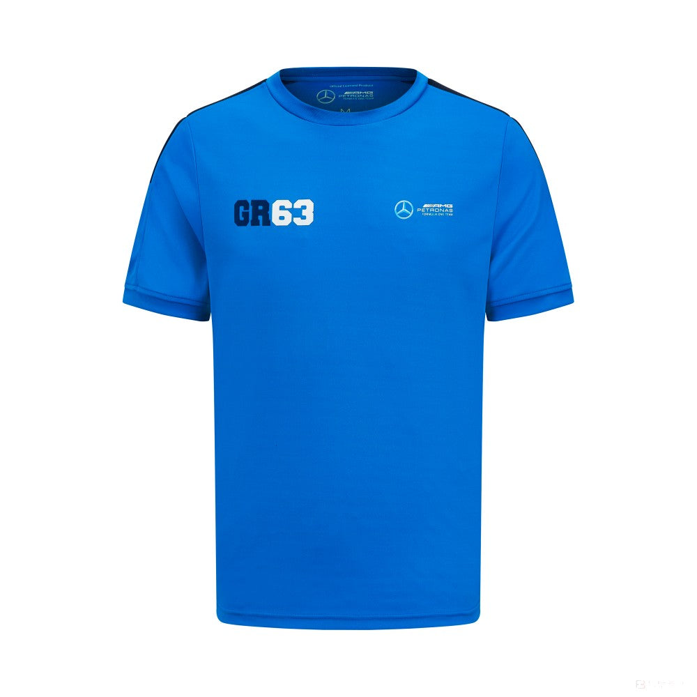 Mercedes George Russell Sport-Tee, blau - FansBRANDS®