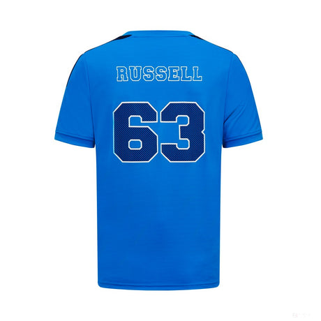 Mercedes George Russell Sport-Tee, blau - FansBRANDS®