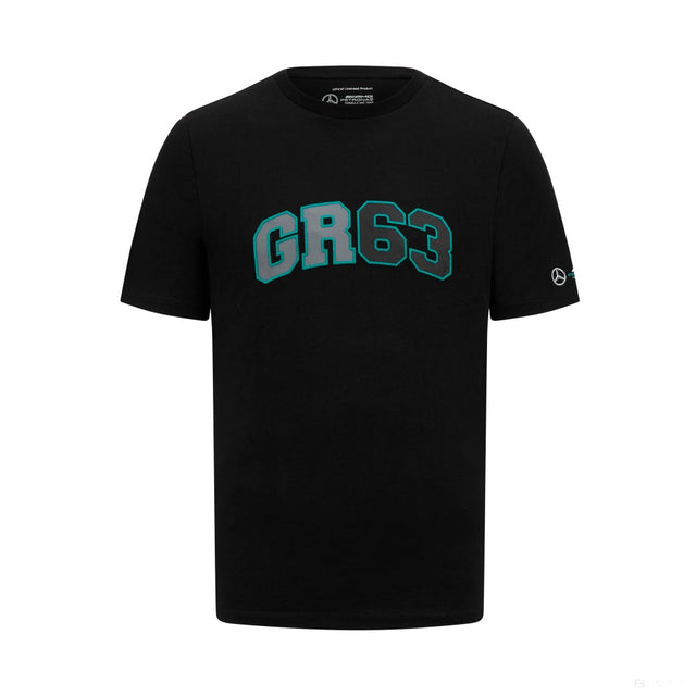 Mercedes Herren George Russell Logo Tee, Schwarz - FansBRANDS®