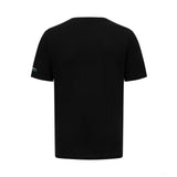 Mercedes Herren George Russell Logo Tee, Schwarz - FansBRANDS®