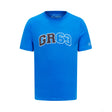 Mercedes Herren George Russell Logo Tee, Blau - FansBRANDS®