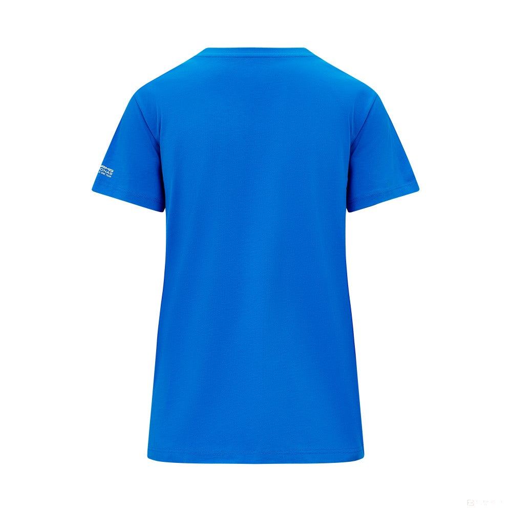 Mercedes Womens George Russell Logo Tee, Blau - FansBRANDS®