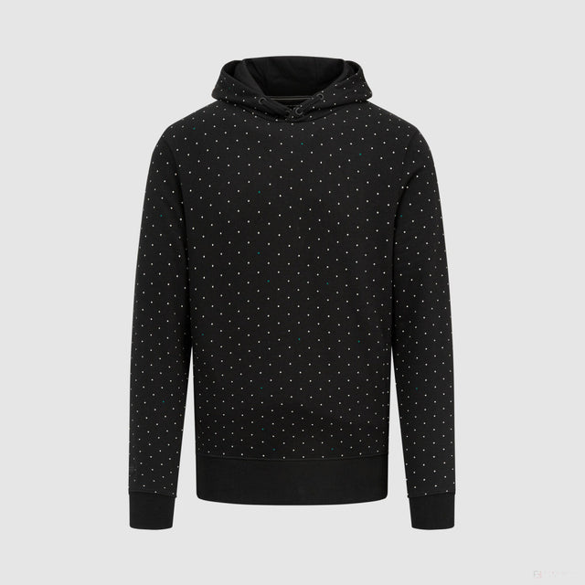 Mercedes Polka Dot Kaputzenpullover, Schwarz - FansBRANDS®