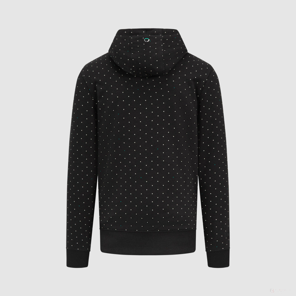 Mercedes Polka Dot Kaputzenpullover, Schwarz - FansBRANDS®